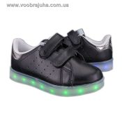 LED кроссовки на липучках